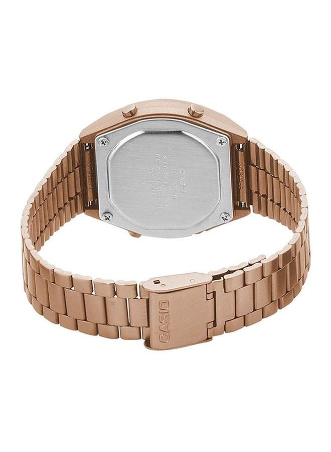 كاسيو ساعة كاسيو B640WC-5ADF للسيدات، مجموعة كلاسيكية للشباب، رقمية مقاومة للماء، 35 ملم، ذهبي وردي - Image 2