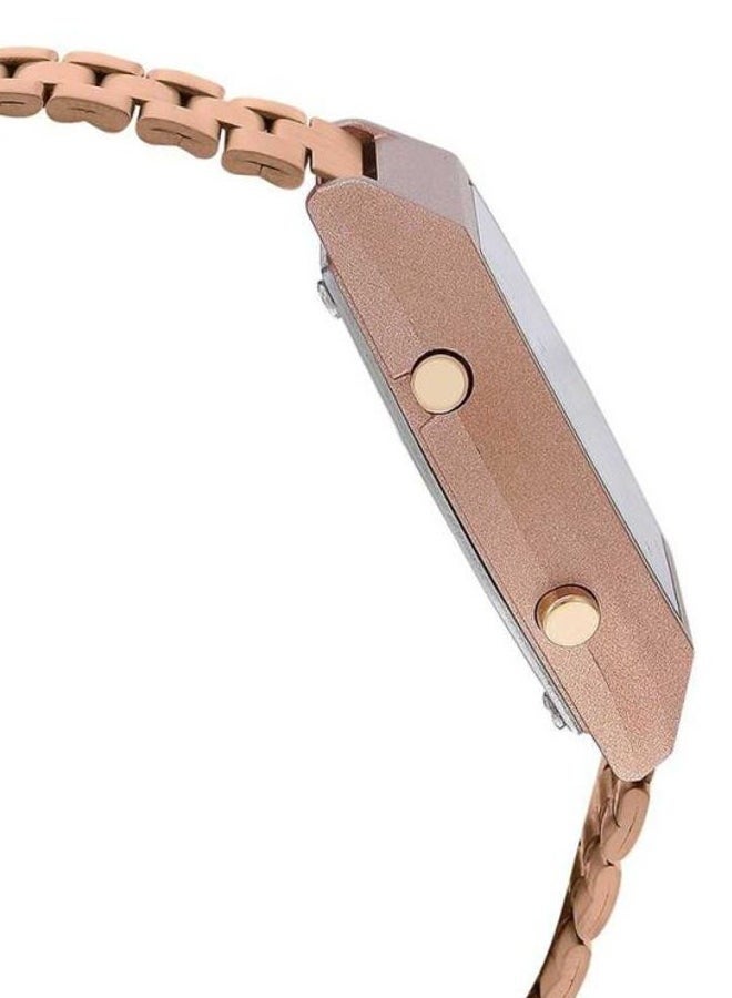 كاسيو ساعة كاسيو B640WC-5ADF للسيدات، مجموعة كلاسيكية للشباب، رقمية مقاومة للماء، 35 ملم، ذهبي وردي - Image 4