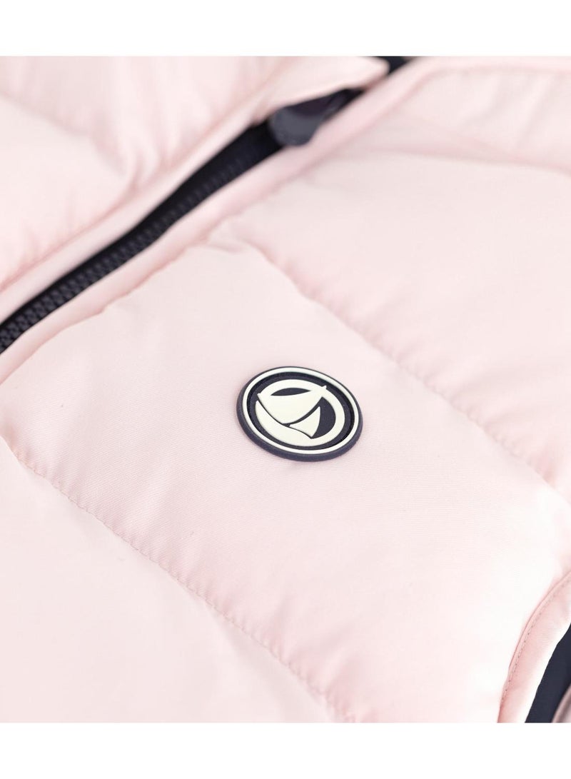 Petit Bateau Children's reversible two-tone sleeveless puffer jacket - Image 3
