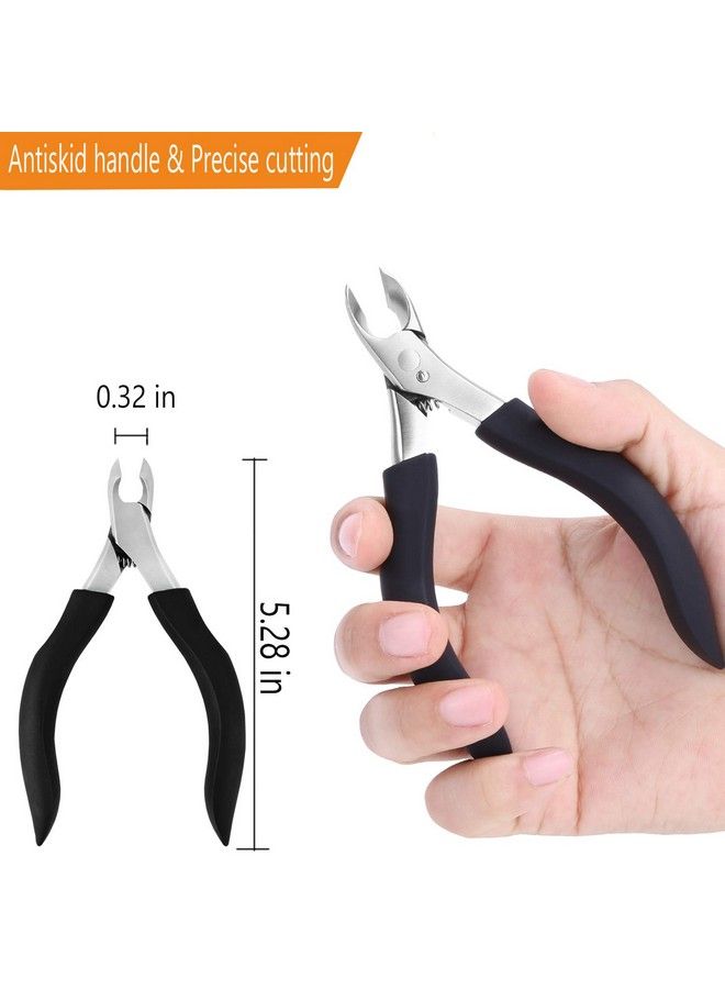 RONAVO Professional Toenail Clippers For Thick Nails For Seniors Thick Toenail Clippers For Men Large Handle For Easy Grip + Sharp Stainless Steel Best Nail Clipper - Image 5