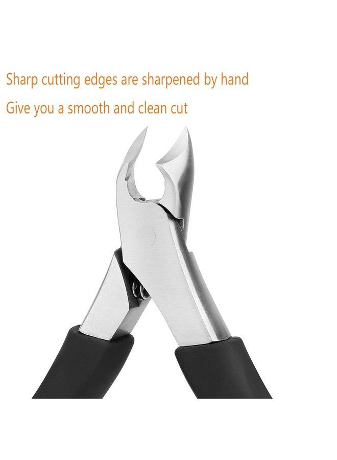 RONAVO Professional Toenail Clippers For Thick Nails For Seniors Thick Toenail Clippers For Men Large Handle For Easy Grip + Sharp Stainless Steel Best Nail Clipper - Image 4