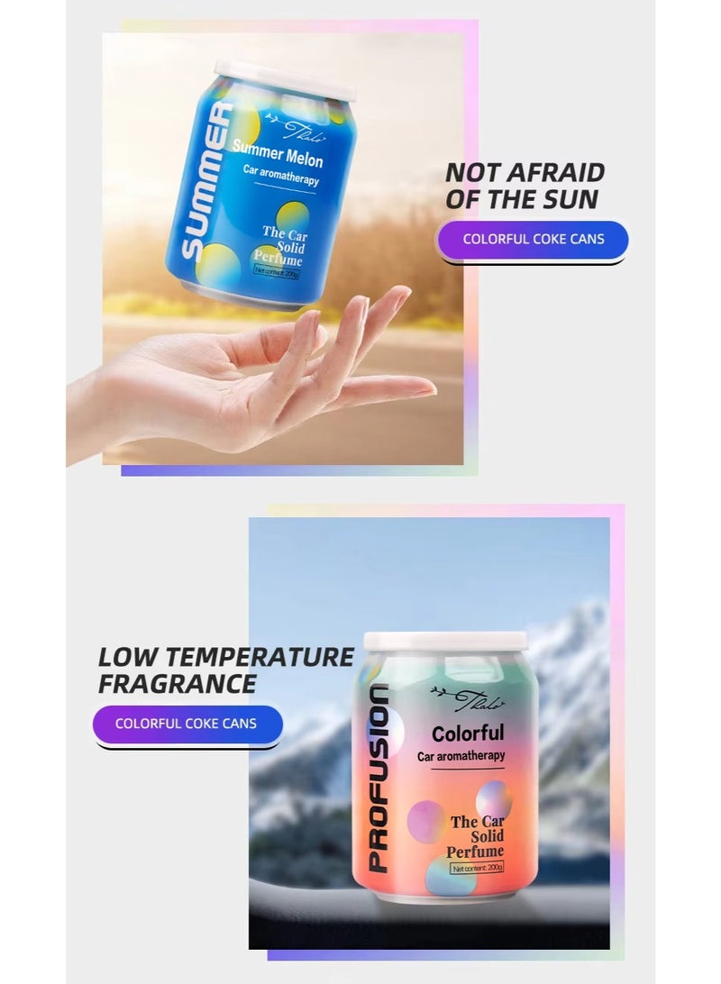 2 Pcs New Solid Parfum Perfume Deodorant Fragrance Aromatherapy for Home Car Air Freshener Balm Cup Fresh Air Purifier Car Accessories（Blue） - Image 5