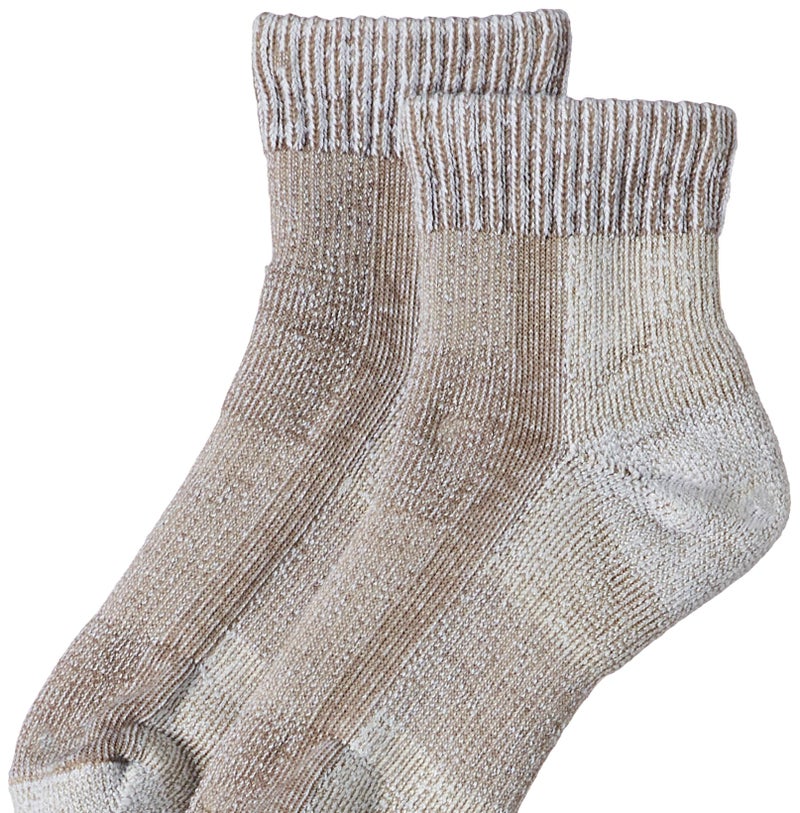 Thorlos Women's Thorlos Lite Hiking Moderate Padded Ankle Socks Sockshosiery, khaki, Large - Image 2