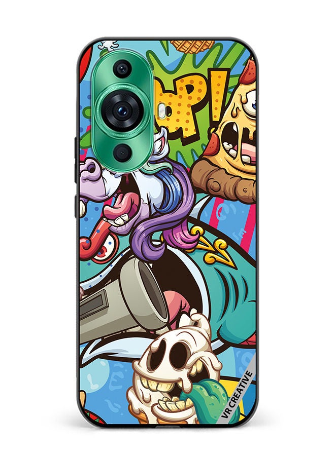 VR CREATIVE Protective Case Cover For Huawei nova 11 Ultra Cartoon Design Multicolour - Image 1
