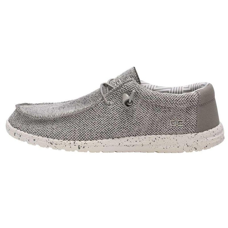 Hey Dude Men's Wally Sox Ash Size 9 | Men’s Shoes | Men's Lace Up Loafers | Comfortable & Light-Weight - Image 1