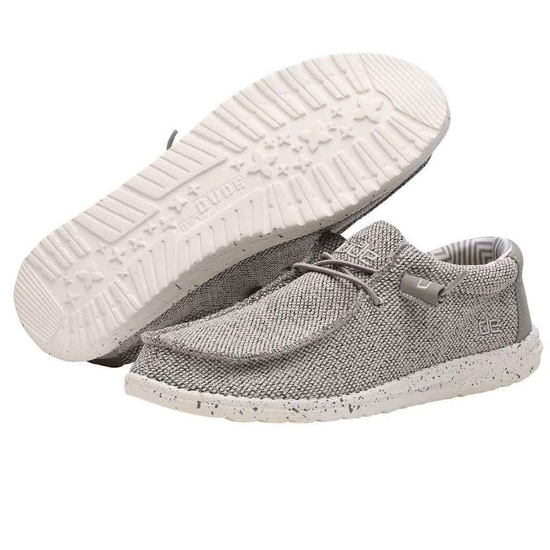Hey Dude Men's Wally Sox Ash Size 9 | Men’s Shoes | Men's Lace Up Loafers | Comfortable & Light-Weight - Image 3