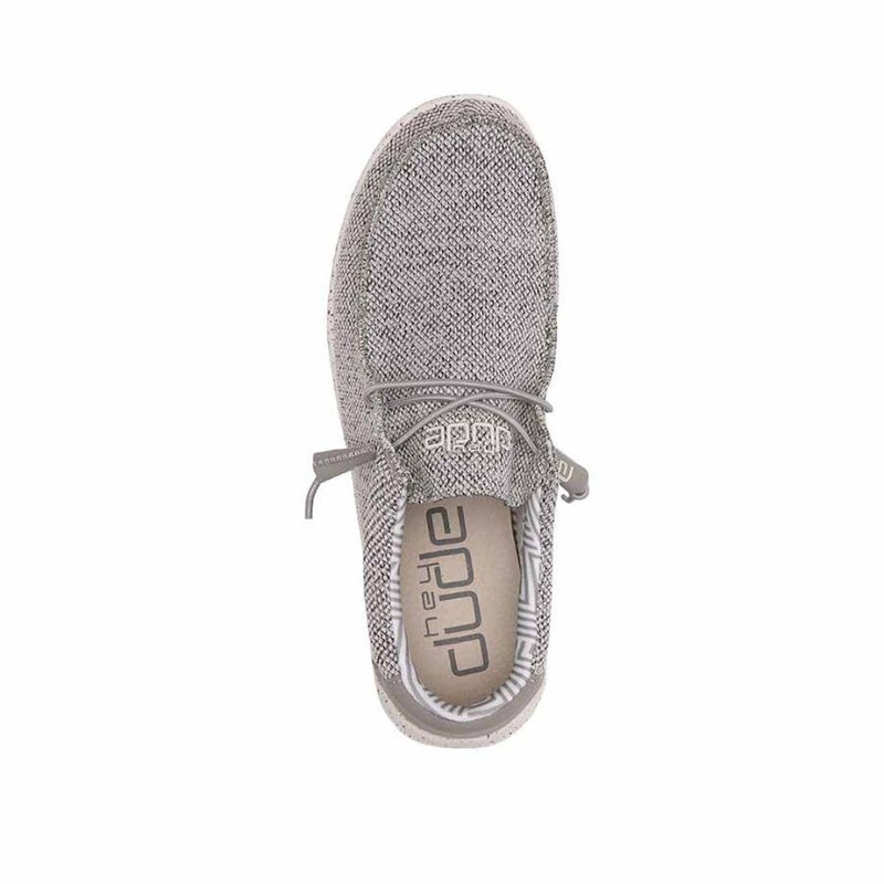 Hey Dude Men's Wally Sox Ash Size 9 | Men’s Shoes | Men's Lace Up Loafers | Comfortable & Light-Weight - Image 2