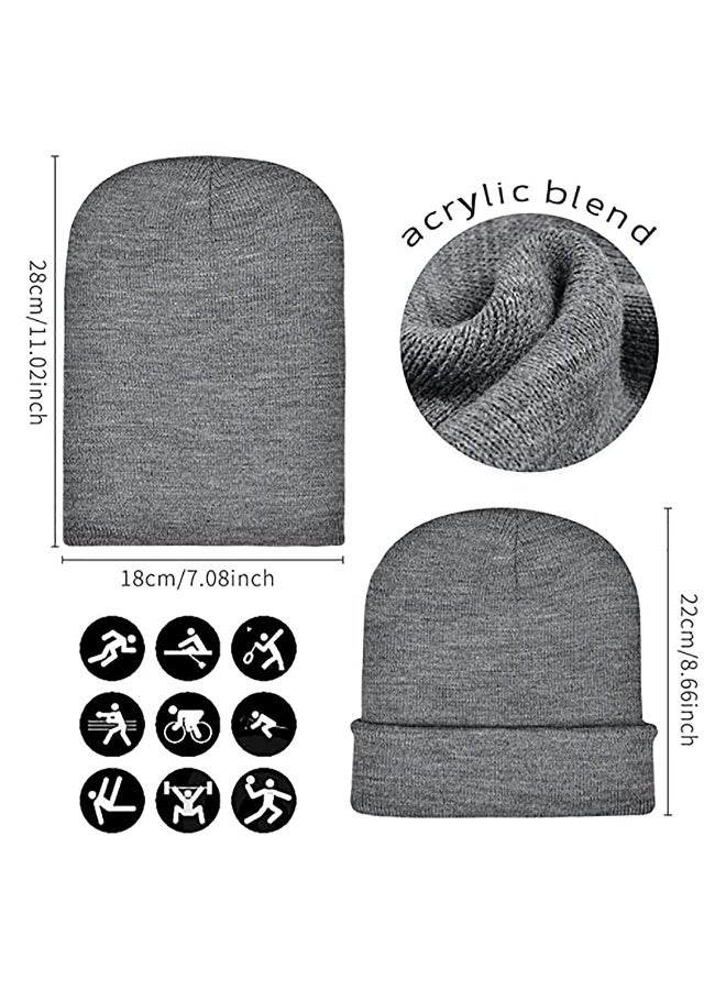 Beanie for Men Women,Slouchy Beanies Hats Winter Warm Knitted Skull Caps Unisex  - Image 3
