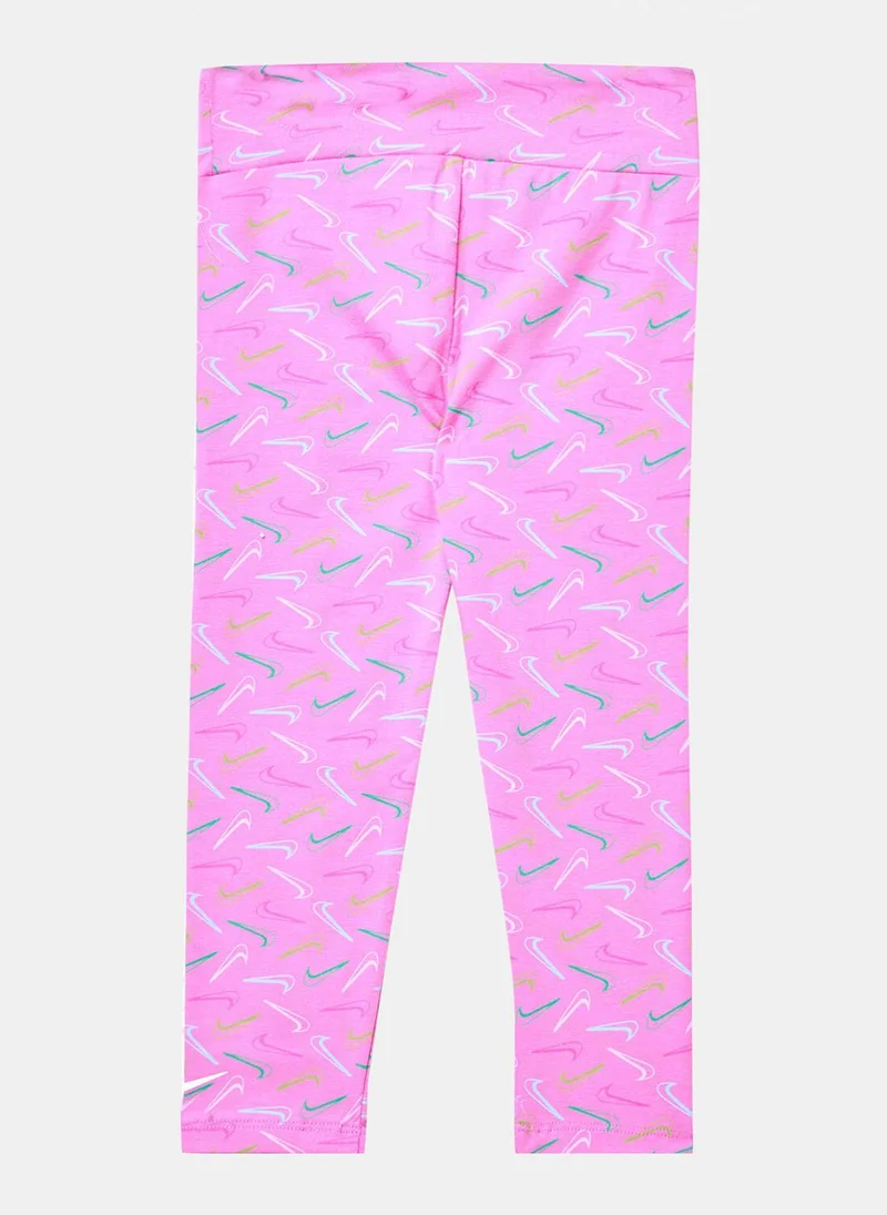 نايكي Kids' Swoosh Logo Leggings (Younger Kids)
