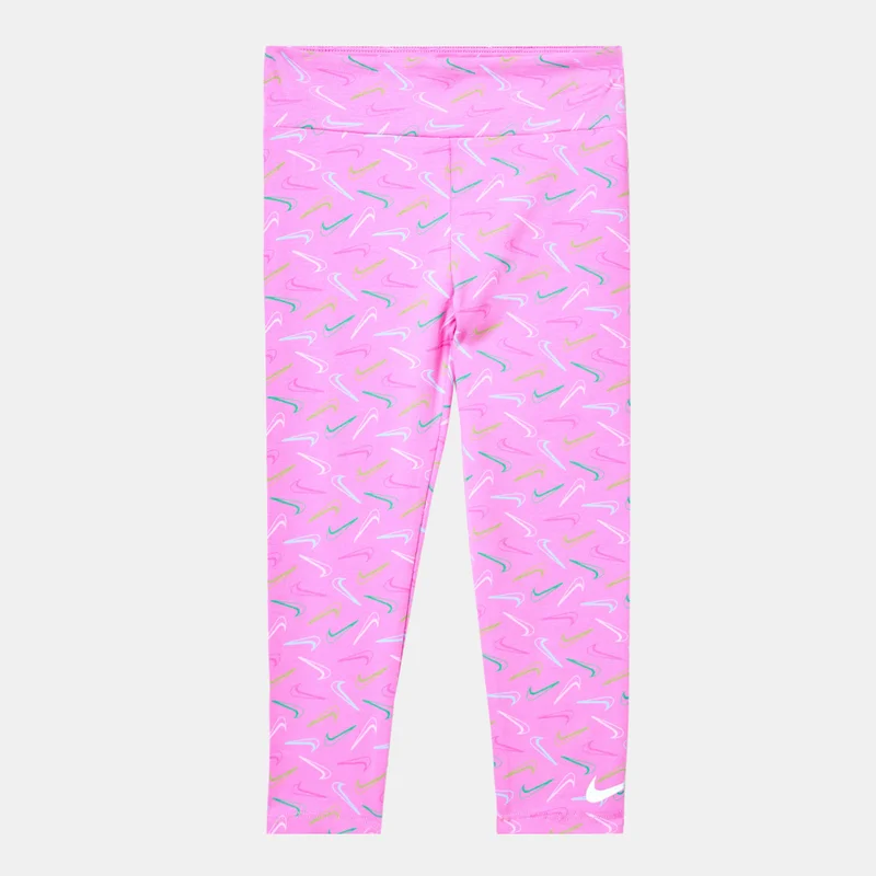 نايكي Kids' Swoosh Logo Leggings (Younger Kids)