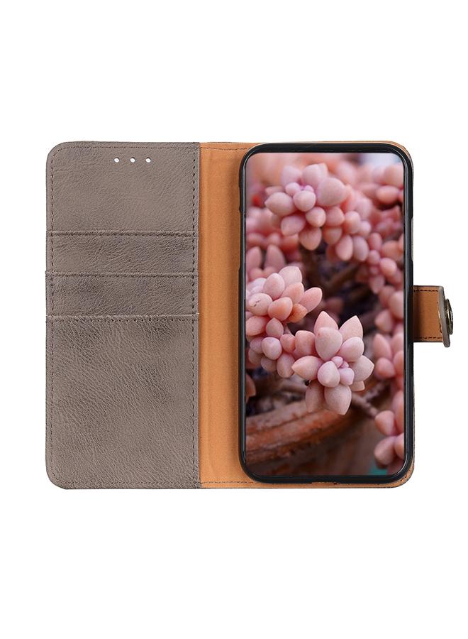 اس-توب جراب لهاتف OPPO A96 5G / Reno7 Z / F21 Pro 5G / OnePlus Nord N20 5G KHAZNEH جراب هاتف من الجلد القابل للطي بملمس جلد البقر - Image 4