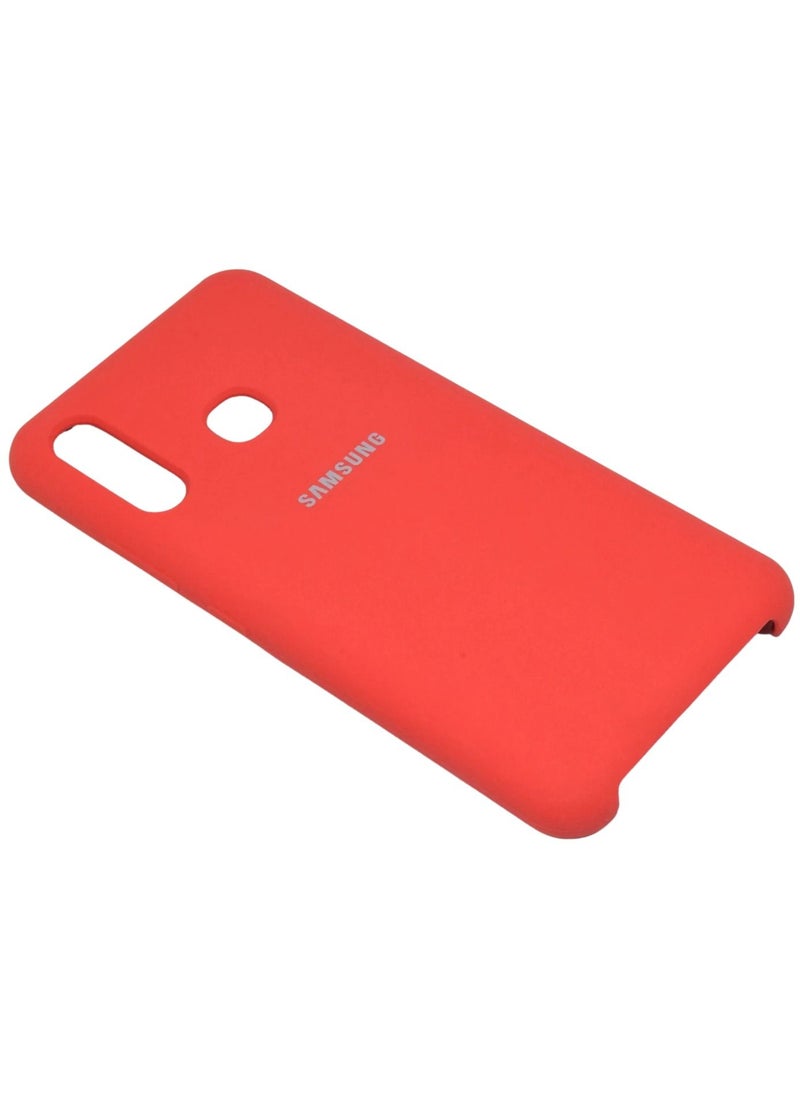 Silicone Protective Case for Samsung Galaxy A70e Cover Slim Stylish with Inside Microfiber Lining