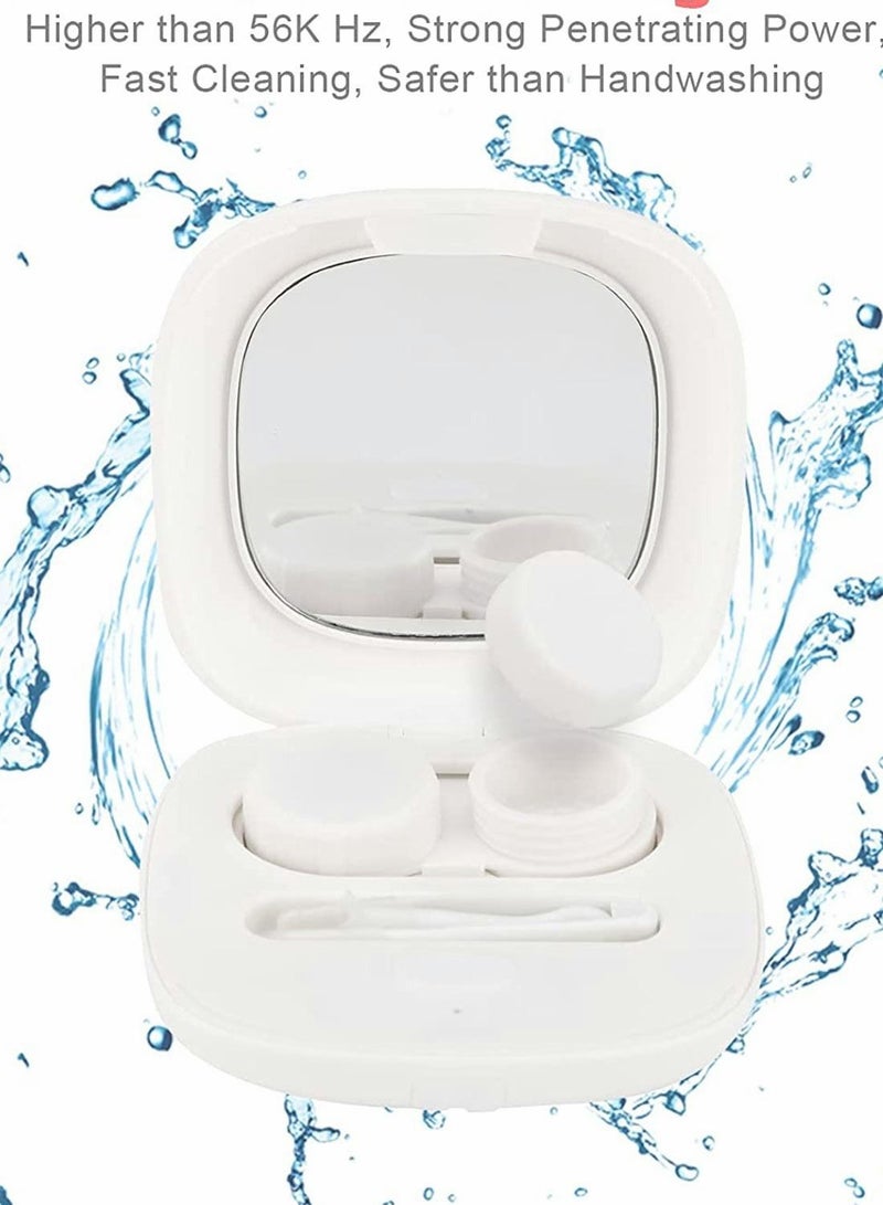 Contact Lens Cleaner Machine Ultrasonic with USB Charger Fit Disposal Soft Colored RGP and OK for Home Travel - Image 4