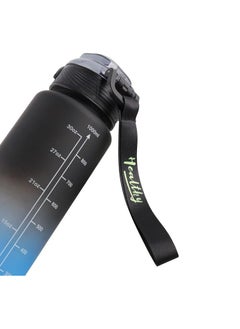 كيوشوب زجاجات مياه رياضية سعة 1 لتر خالية من BPA ومضادة للتسرب بتدفق سريع مع ماصة ، زجاجة مياه لصالة الالعاب الرياضية والمدرسة واللياقة البدنية والرياضات الخارجية من كيوشوب®️  - Image 5