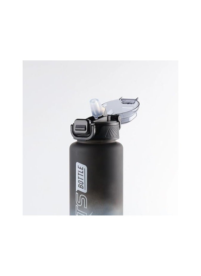 QSHOP QSHOP® Sports Water Bottles 1L BPA Free Leak Proof Fast Flow Water Bottles with Straw, Water Bottle for Gym, School, Fitness, Outdoor Sports  - Image 4