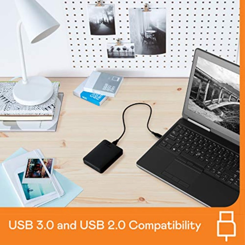 6TB Elements Portable External Hard Drive for Windows, USB 3.2 Gen 1/USB 3.0 for PC and Mac, Plug and Play Ready - BHJS0060BBK-WESN - Image 5