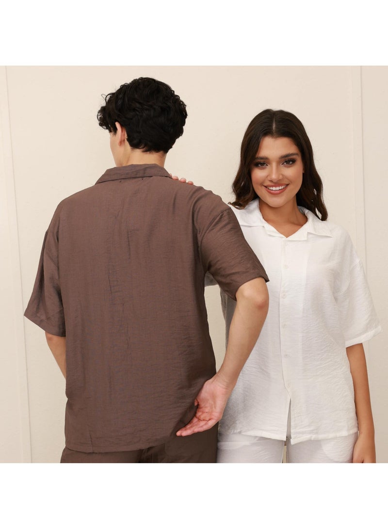Dantil Line Comfortable summer oversize  shirt set, suitable for unisex - Image 2