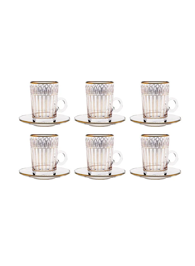 Villeroy & Boch 6-Piece Bonton Gold Teacups
