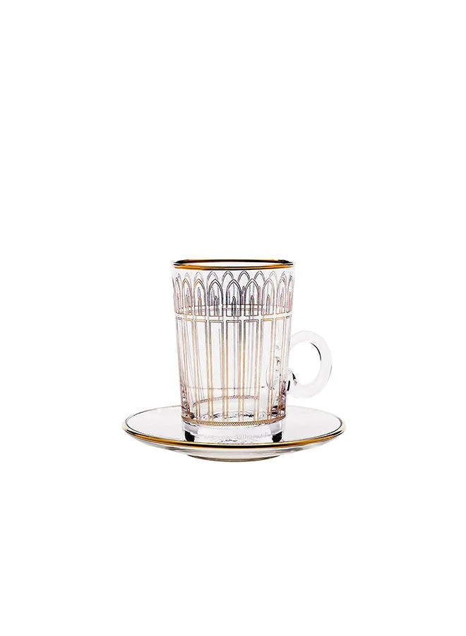 Villeroy & Boch 6-Piece Bonton Gold Teacups