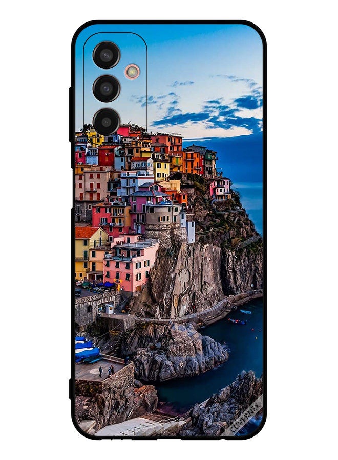 Covernex Protective Case Cover For Samsung Galaxy M13 Colorful Houses On The Sea - Image 1