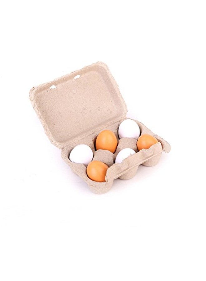 6-Piece Carton Wooden Eggs Assembling set - Image 3