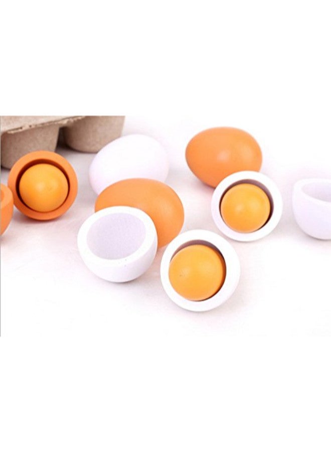 6-Piece Carton Wooden Eggs Assembling set - Image 4
