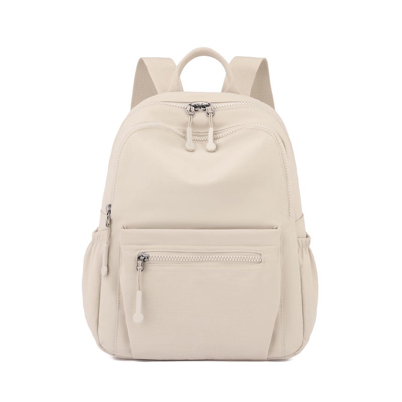 Tanweibago Mini Nylon Women Backpacks11L Small Ladies backpacks Casual Lightweight Women Shopping Travel Daypack Z1beige - Image 2
