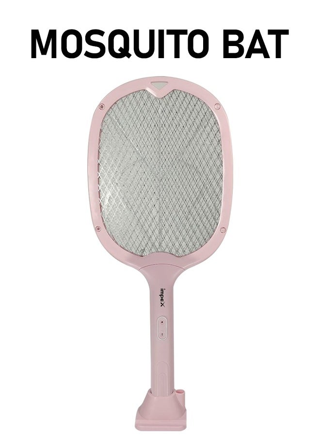 IMPEX The Rechargeable Swatter Lamp Anti Mosquito Pedestal Bat Mosquito Swatter Rechargeable Insect Killer Bat Pink IKB01 - pzsku/Z8BD9582A1DB0ECB1EA15Z/45/_/1720072843/d3087317-4764-4f78-9a53-2c6ebf426ca9