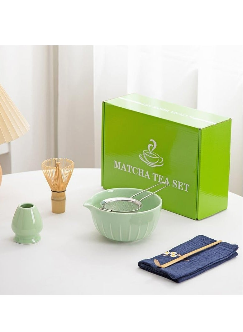 Joyelink 6 Piece Matcha Whisk Set Bamboo Matcha Tools for Stirring Matcha Tea - Image 2
