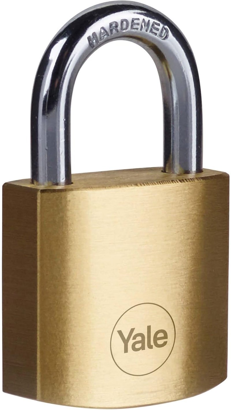 Yale Padlock Brass 30mm 110 Series Brass Finish