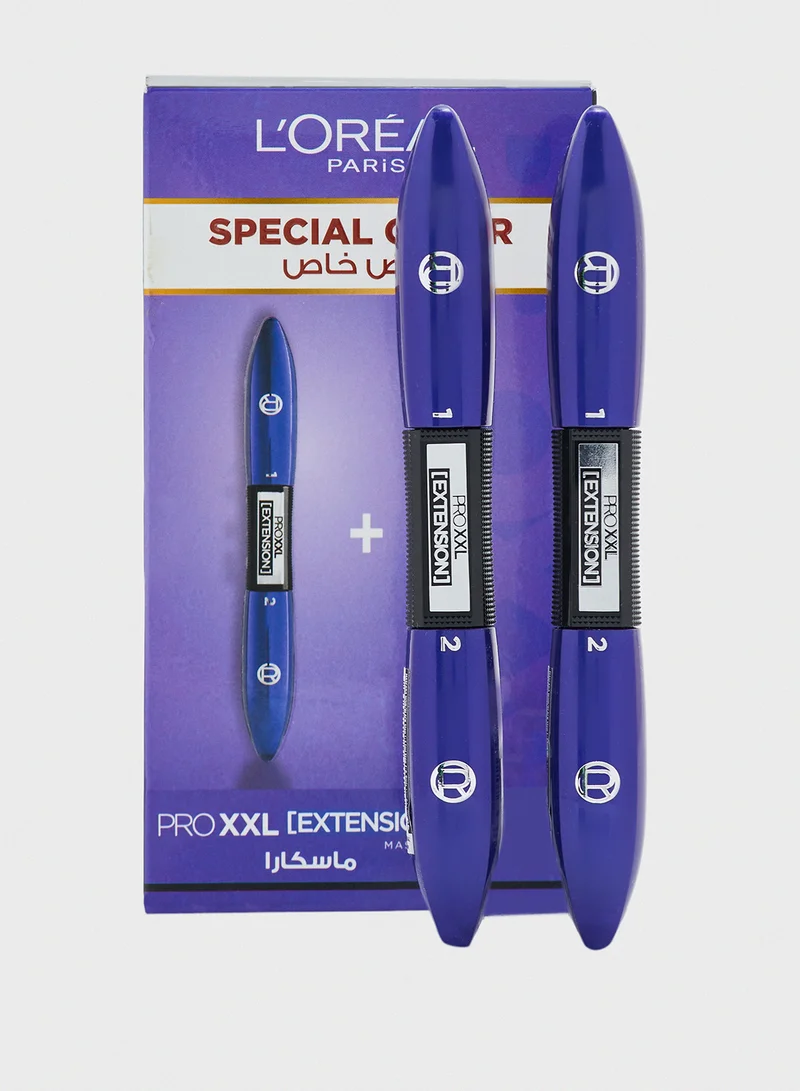 L'OREAL PARIS L'Oreal Paris, 2X Pro Xxl Extension Mascaras For Extended Lashes