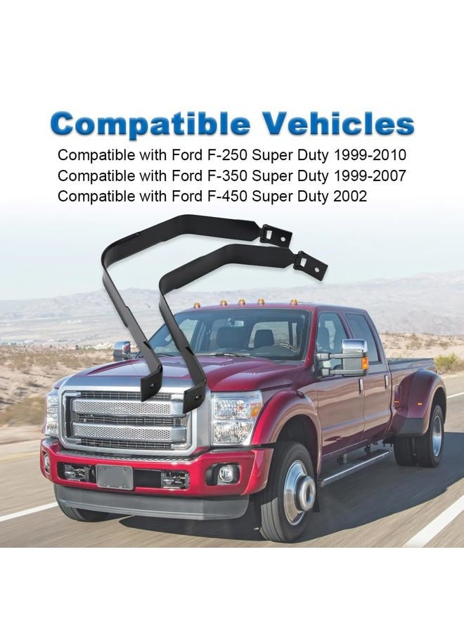 zayody Fuel Tank Straps Compatible with Ford F-250 Super Duty 1999-2010 F-350 Super Duty 1999-2007 F-450 Super Duty 2002 Fuel Tank Strap Replacement for F81Z9054AA YC3Z9054DA 578-329 ST329 - Image 2