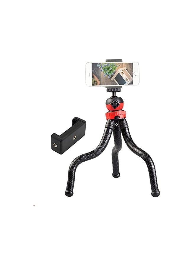 Zaboon Flexible Tripod Octopus Spider Stand Holder With 360° Ball Head For Gopro Heor 6/5/4/3+/3 Yi Action Camera For Canon Nikon Sony Dslr For Iphone X 8 7 Cell Phone - Image 2
