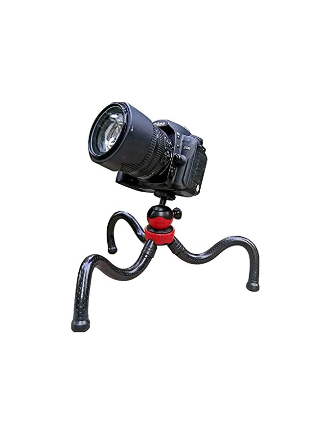 Zaboon Flexible Tripod Octopus Spider Stand Holder With 360° Ball Head For Gopro Heor 6/5/4/3+/3 Yi Action Camera For Canon Nikon Sony Dslr For Iphone X 8 7 Cell Phone - Image 3