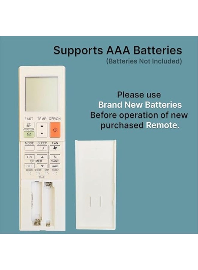 Huayu Universal Mitsubishi A/C Remote Control – LCD Display & Easy Function Settings - Image 4