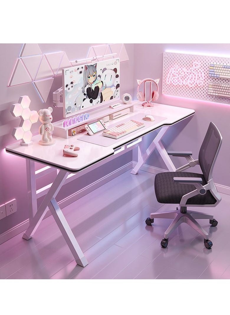 Computer Desk, Large Compact Studying table,Laptop Writing Table,Computer PC Gaming Desk For Small Space,Home,Office,Bedroom,Study