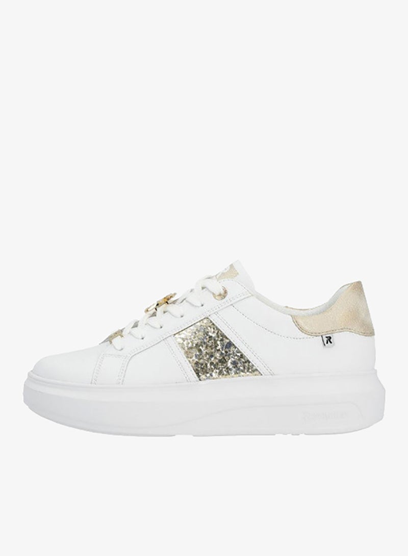 ريكر أحذية نسائية كاجوال رايكر إيفولوشن - أبيض  ذهبي - Image 3