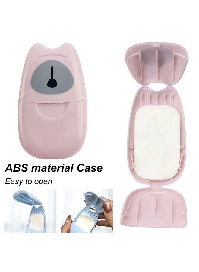 NANASO 4 Boxs(200 Sheets) Paper Soapmini Portable Travel Soap Paper Sheetsdisposable Soap Paper For Outdoorcamping Hikinghand Washing Bath Scented Paper Soap - Image 5