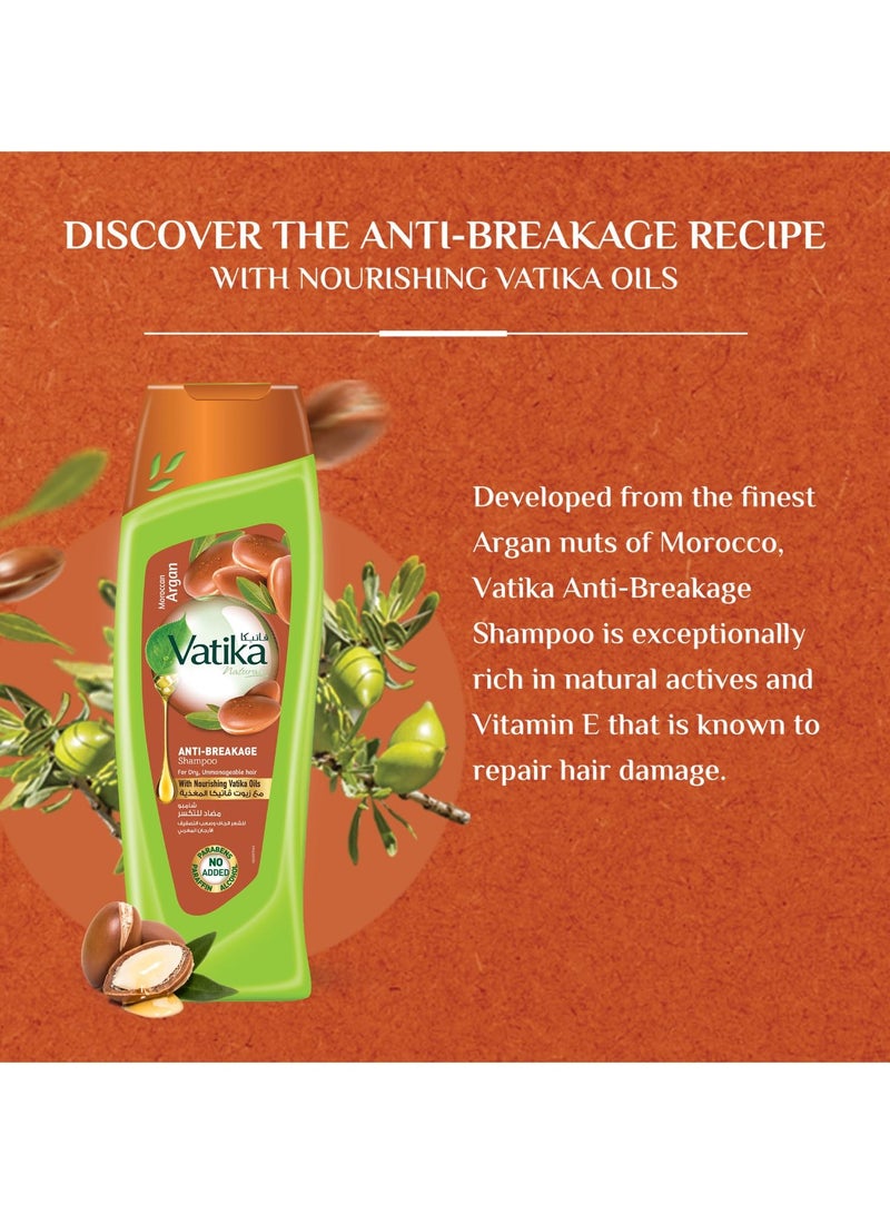 فاتيكا شامبو الأرغان المغربي الطبيعي المضاد للتكسر من ناتشورالز 200 مل | شعر ناعم مرطب | للشعر الجاف الذي لا يمكن التحكم فيه - Image 4