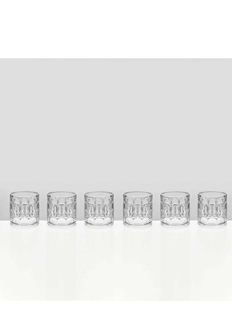 LAV Archie Glass Tumbler / 370 cc - 12.50 Oz / 6 Pcs / Elegant design, Trusted Brand, Attractive shape of Water, Sparkling Drink, Soft Drink, Smoothies, Juices, Cocktails / High Quality Materials - Image 3