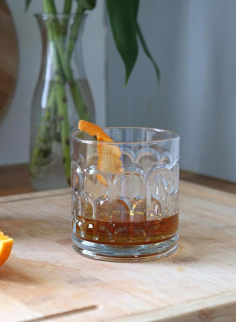 LAV Archie Glass Tumbler / 370 cc - 12.50 Oz / 6 Pcs / Elegant design, Trusted Brand, Attractive shape of Water, Sparkling Drink, Soft Drink, Smoothies, Juices, Cocktails / High Quality Materials - Image 2