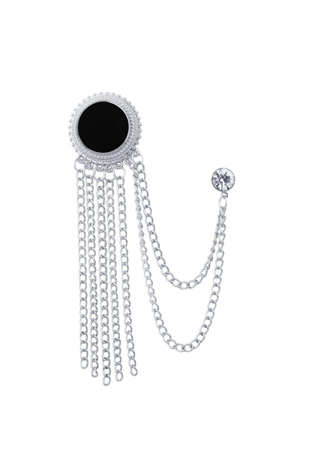 Shougu Versatile Temperament Tassel Chain Suit Brooch 