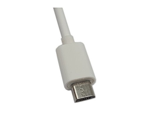zdyCGTime 4.5Inch Cellphone/Tablet USB Micro Male to Female Sync & Charging Extension Cable(2 Pack White - Image 3