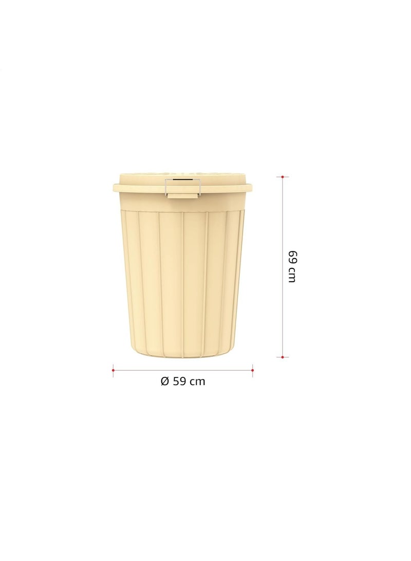 Cosmoplast 125L Round Plastic Drums with Lid In Multiple color  - Image 5