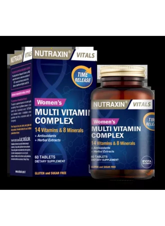 NUTRAXIN Multivitamin For Women 60 Tablets