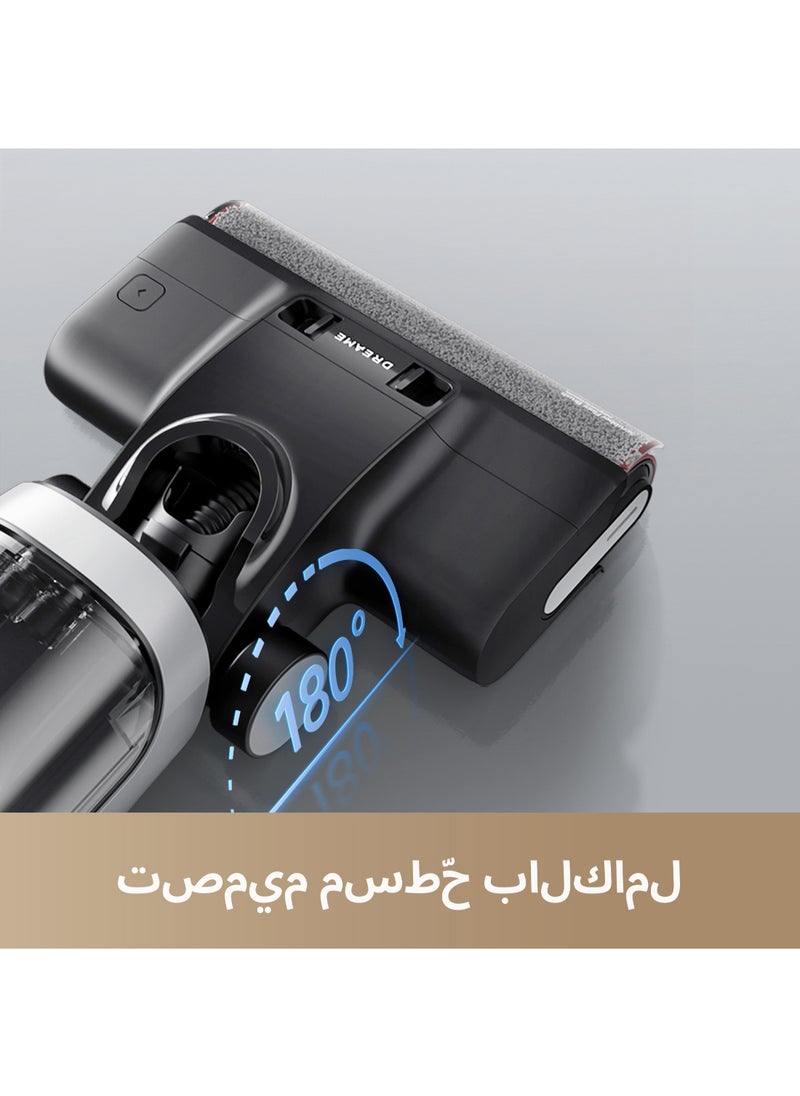 Dreame - Dreame H14 Wet and Dry Vacuum, 60°C Brush Wash, 60°C Hot Air Drying, 5min Super-Speed Drying, Dual Rotation Self-Cleaning, 18kPa Suction, Dual Edge Cleaning, Smart Detection & Adjustment - Image 1