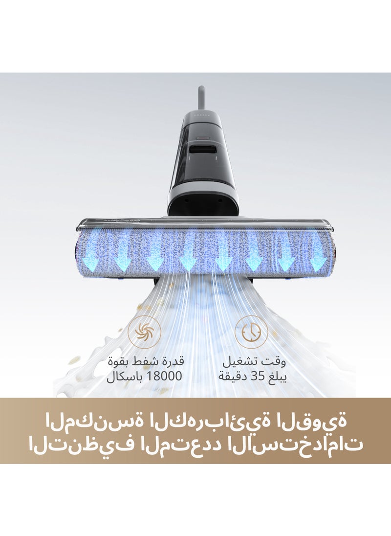 Dreame - Dreame H14 Wet and Dry Vacuum, 60°C Brush Wash, 60°C Hot Air Drying, 5min Super-Speed Drying, Dual Rotation Self-Cleaning, 18kPa Suction, Dual Edge Cleaning, Smart Detection & Adjustment - Image 1