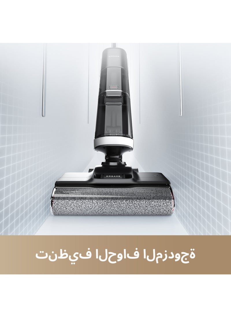 Dreame - Dreame H14 Wet and Dry Vacuum, 60°C Brush Wash, 60°C Hot Air Drying, 5min Super-Speed Drying, Dual Rotation Self-Cleaning, 18kPa Suction, Dual Edge Cleaning, Smart Detection & Adjustment - Image 1