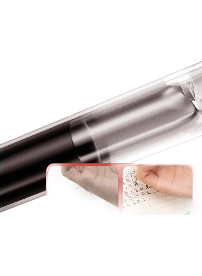 Deli [Ink Control Master] 0.5Mm Exam-Ready Expandable Quick-Drying Gel Pen, Pointed Tip Smooth Black, 12 Pens/Box, V100 - Image 1