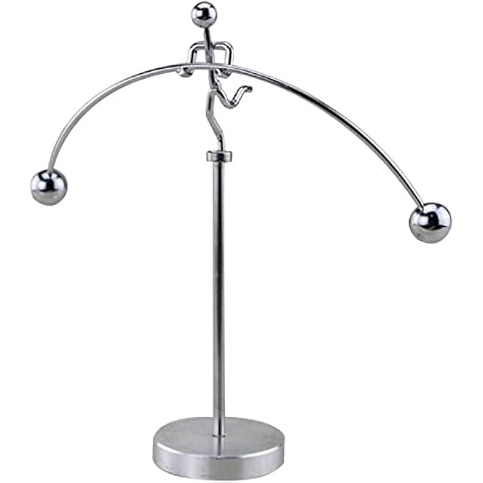 AUGEN Balancing Pendulum Durable Metal Innovative Stress Relief Toy for Home Office Desktop Gift Decoration (1 Piece , 7709P1) - Image 1